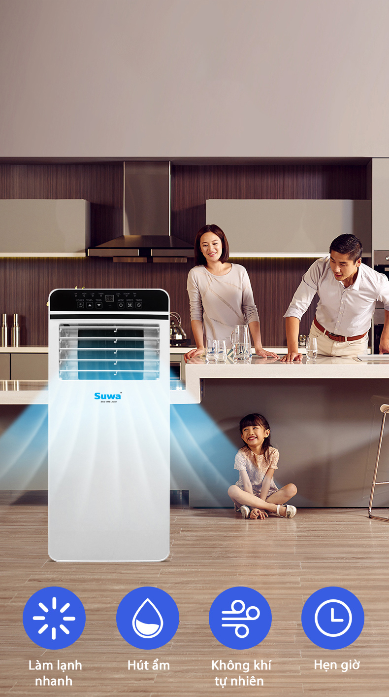 Điều hoà di động Suwa S450 - 18000BTU
