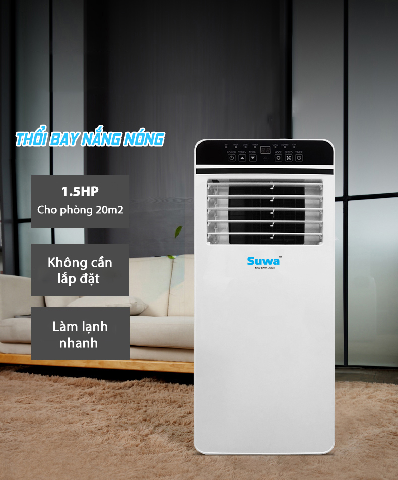 Điều hoà di động Suwa S450 - 18000BTU