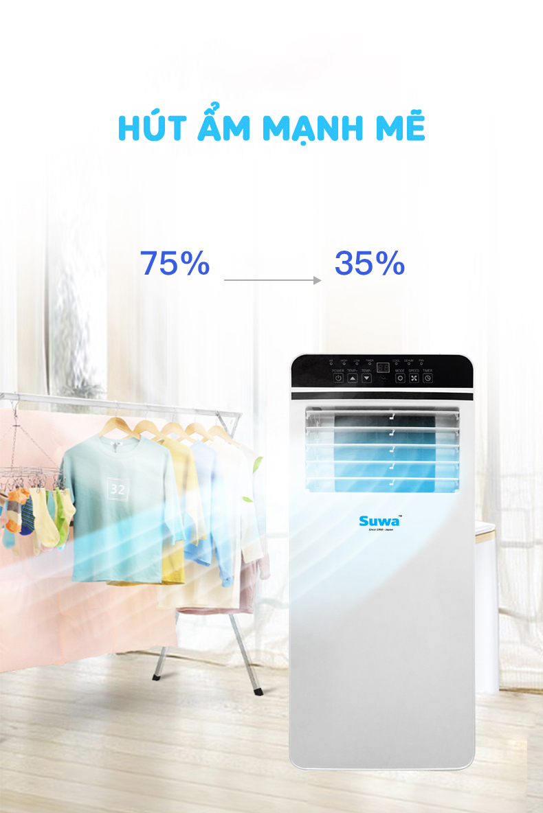Điều hoà di động Suwa S450 - 18000BTU